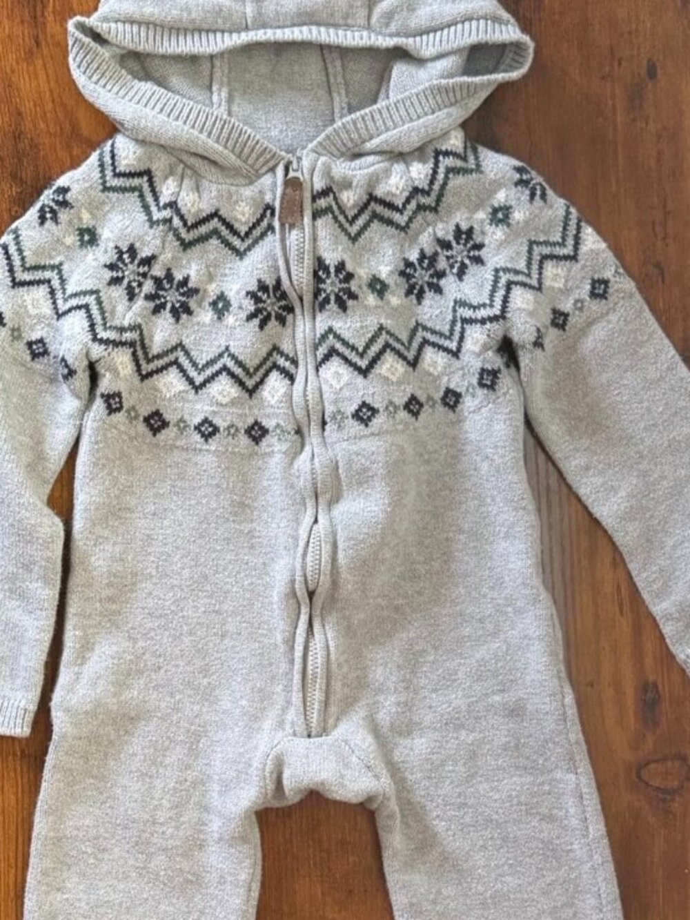 Carter’s 24M Gray Hooded Romper
